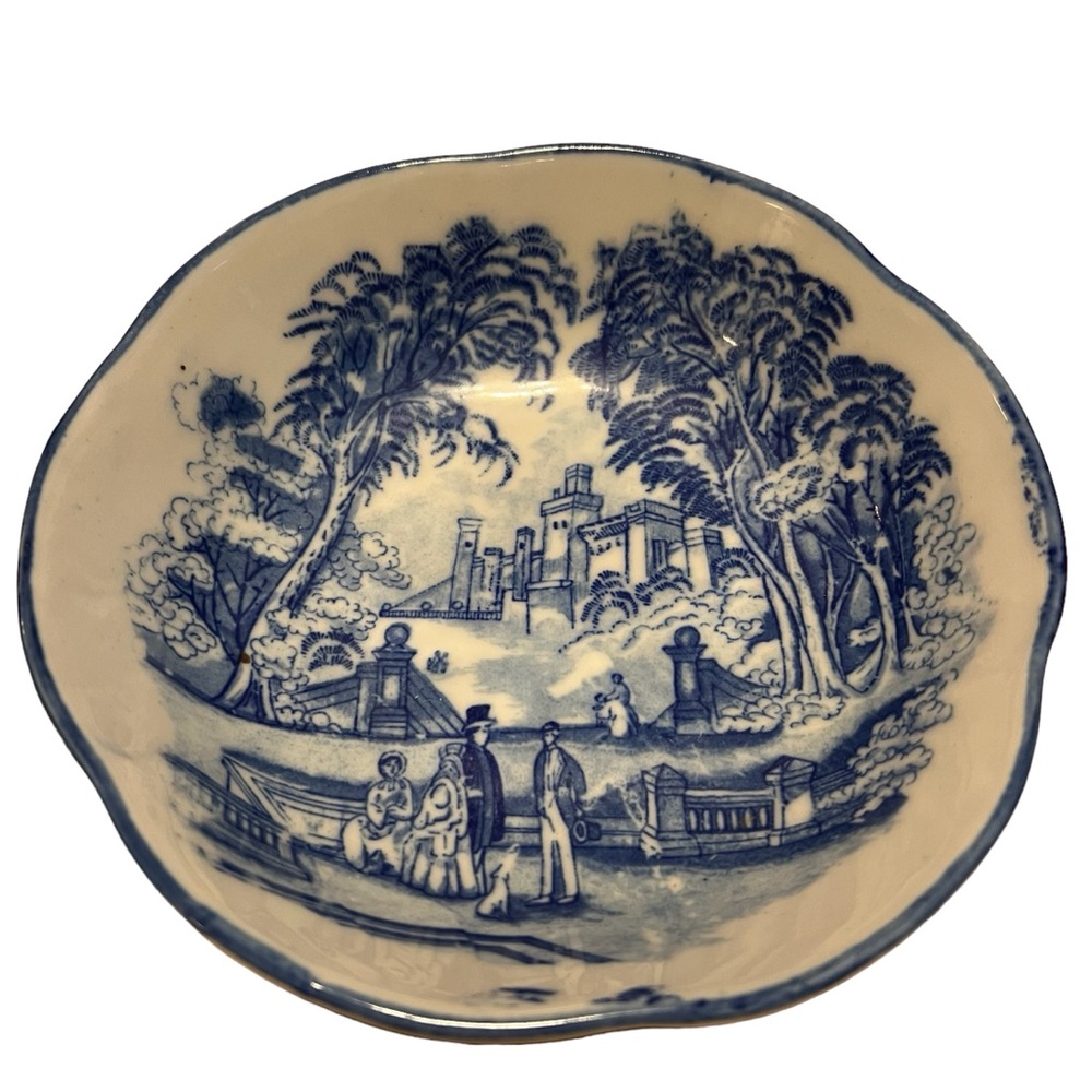 Victoria Ware Ironstone scalloped bowl